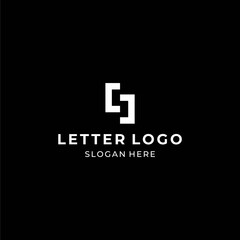 Modern logo design of letter C on clear background colours - EPS10 - Vector.