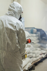 SANITIZACION  DE BODEGA Y ESPACIOS 