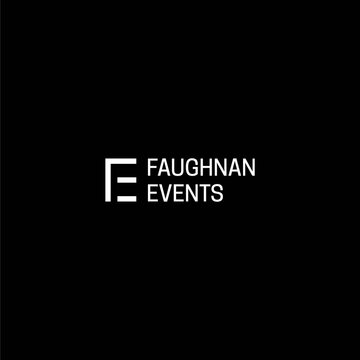 Clean, modern and unique logo design of letter E and F on black background colours - EPS10 - Vector.