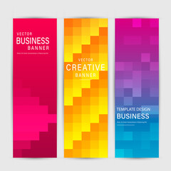 Retro graphic design covers. Cool vintage shape compositions. Eps10 vector.
