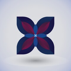 abstract flower design