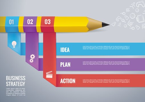 business strategy infographic