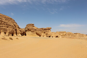 Fototapeta na wymiar wadi rum desert jordan