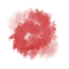 Fototapeta premium Red watercolor brush strokes abstract background