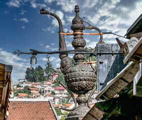 Detail eines Marktstandes in der Altstadt von Sarajevo, Bosnien Herzegowina