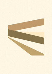 Camel color Crossing lines generativeart style colorful illustration