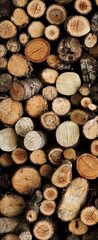 Firewood background material. 薪の背景素材