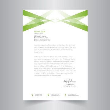 Business style letter head templates for your project design.