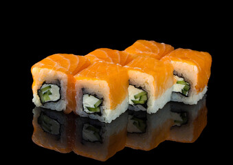 Philadelphia roll with salmon