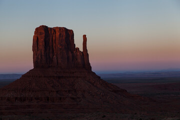 Monument Valley al atardecer