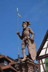 Fototapeta premium Marktbrunnen in Bretten