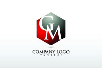 Letter GM, MG Logo Template Design vector