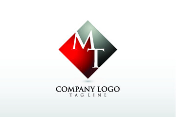 MT, TM company logo vector