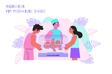 Premature Incubator Illustration