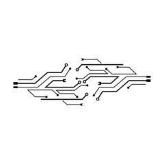 Circuit Logo Template vector