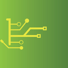 Circuit Logo Template vector