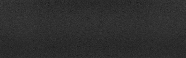 Panorama of Black paper. Paper texture and seamless background