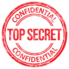 Top Secret. Confidential. Vector Stamp.