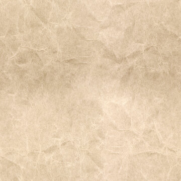 Crumpled papper texture. Seamless pattern.