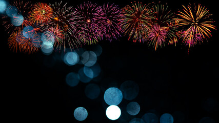 Fototapeta premium New year fireworks