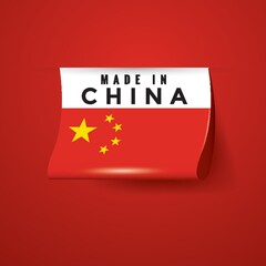 made in china sticker
