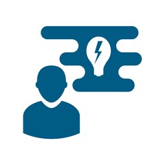 businessman with idea