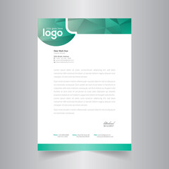 Abstract letter head templates for your project design.	