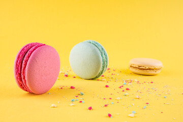 Colorful desserts cake.