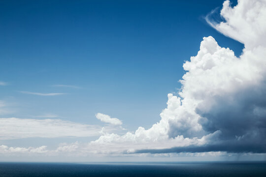 Cloudy sky landscape. © Александра Голубцова