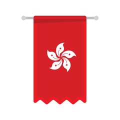 hong kong flag pennant