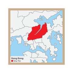 sha tin state map