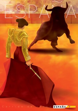 bullfighter poster