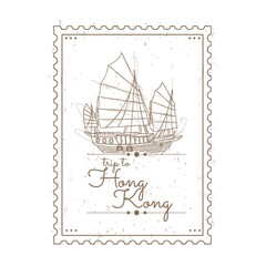 hong kong junk boat
