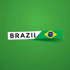 brazil flag banner