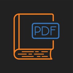 pdf book icon