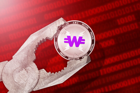 WhiteCoin regulation or control; WhiteCoin XWC cryptocurrency coin is under pressure; limitation, prohibition, illegally