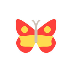 Butterfly, insect icon. Simple color vector elements of lepidoptera icons for ui and ux, website or mobile application