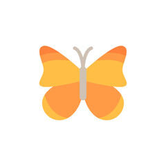 Butterfly, insect icon. Simple color vector elements of lepidoptera icons for ui and ux, website or mobile application