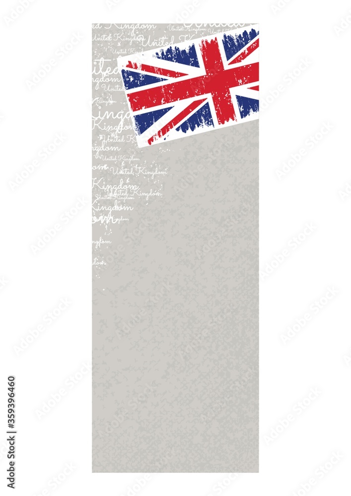 Sticker united kingdom banner