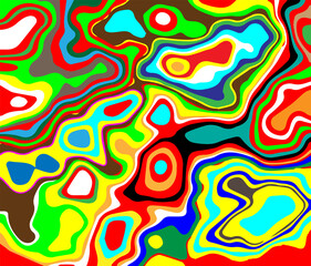 Beautiful colorful graphic decoration design