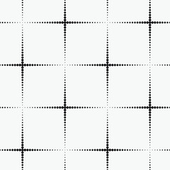 Vector seamless pattern. Stylish texture with lines from different circles.