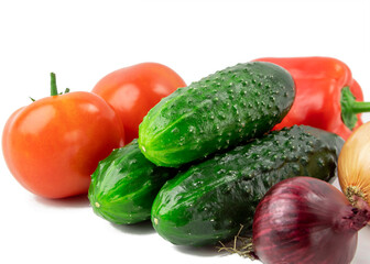 Vegetables from your garden side view