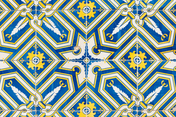 Traditional portuguese decorative tiles