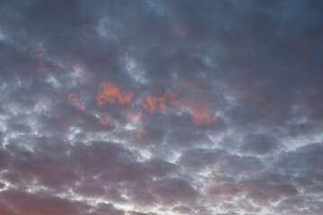 sky, blue sky with clouds, cirrus clouds, Cirrocumulus clouds, Altocumulus clouds