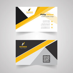 Abstract business card Design Modern corporate business card Design Template
