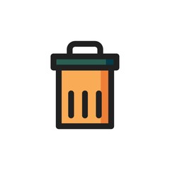 trash bin icon