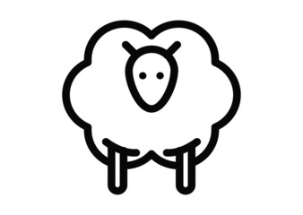 Sheep Goat Vector  icon