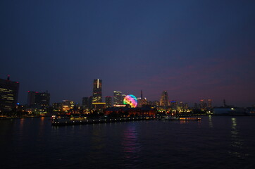 Naklejka premium 夜景