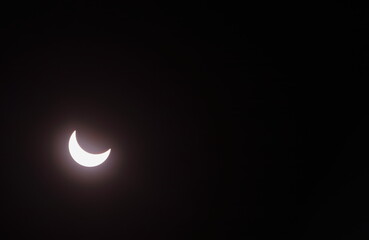 The ring of fire , Solar eclipse : the cosmic event held on 21/6/2020 .
observed in Uttarakhand / Dehradun .