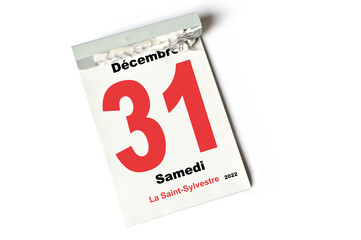 31  Décembre 2022 La Saint-Sylvestre